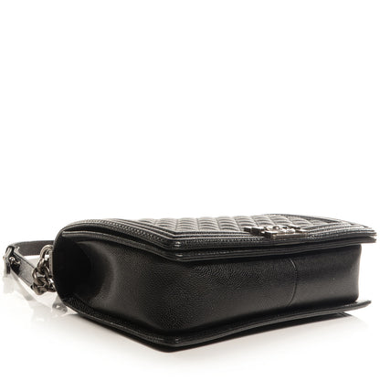 Chanel Caviar Medium Boy Flap Black 4 of 9