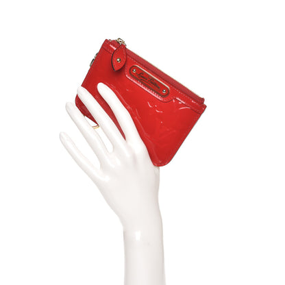 Louis Vuitton Vernis Key Pouch Cherry 2 of 8