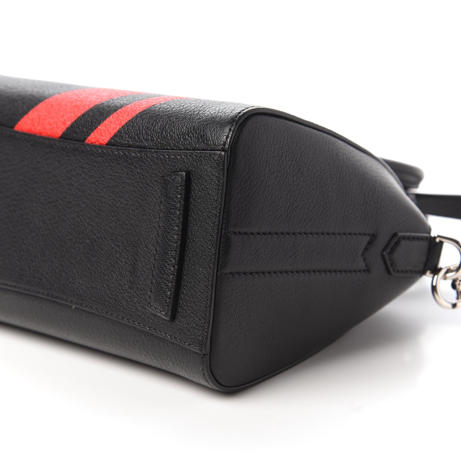 Givenchy Sugar Goatskin Striped Mini Antigona Black 7 of 10