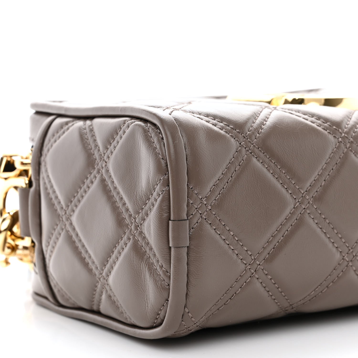 Marc Jacobs Calfskin Quilted The Softshot 21 Bag Loam Soil 11 of 12