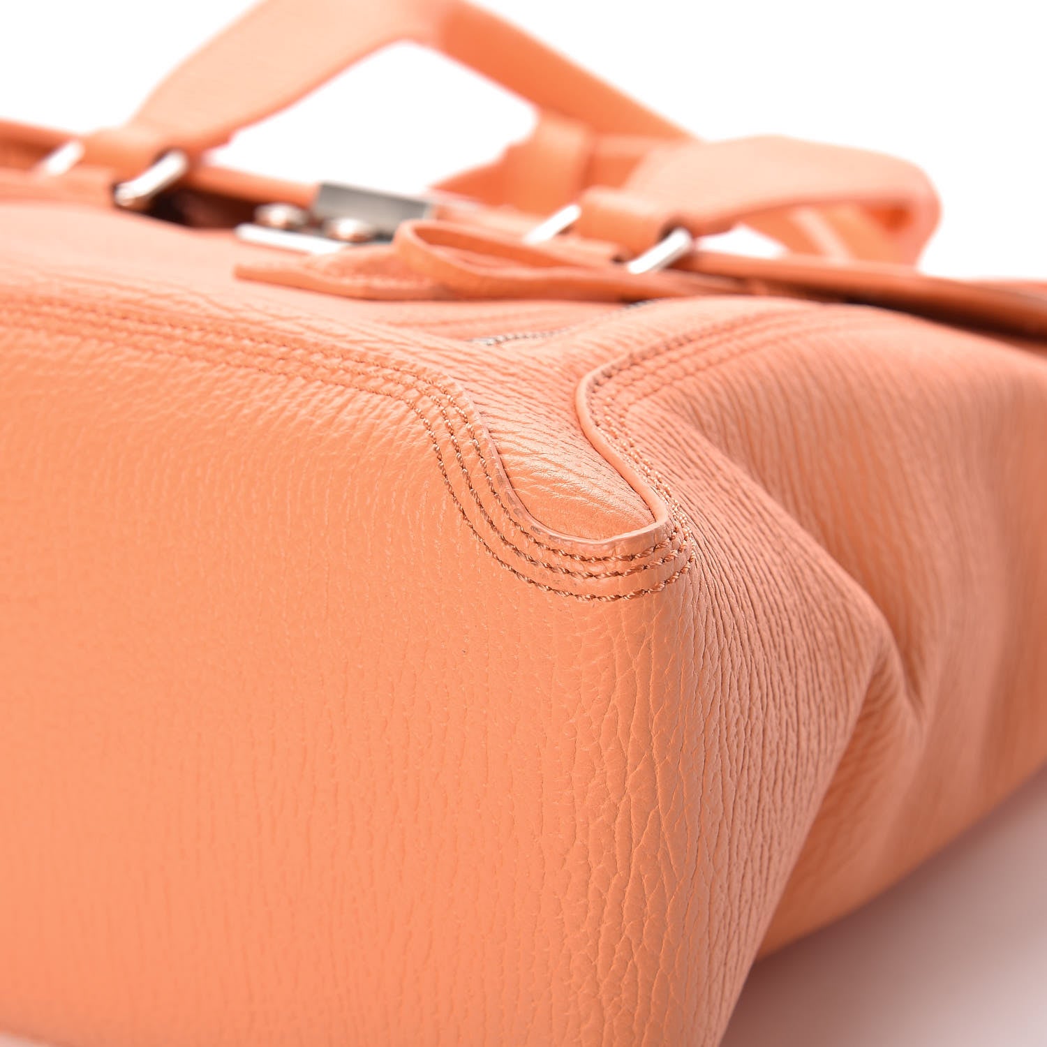 3.1 Phillip Lim 3.1 Textured Calfskin Medium Pashli Satchel Melon 13 of 15