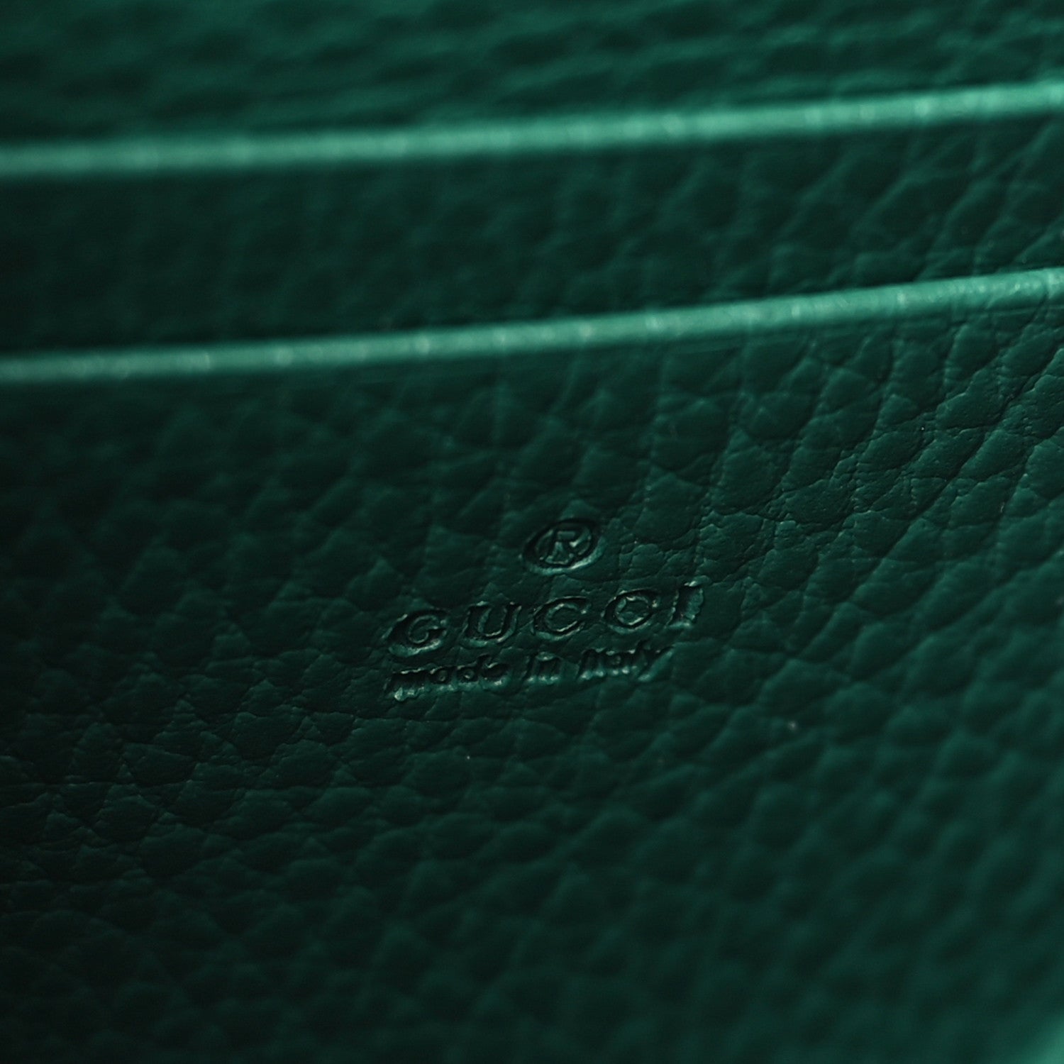 Gucci Calfskin Mini Dionysus Chain Wallet Emerald 6 of 10