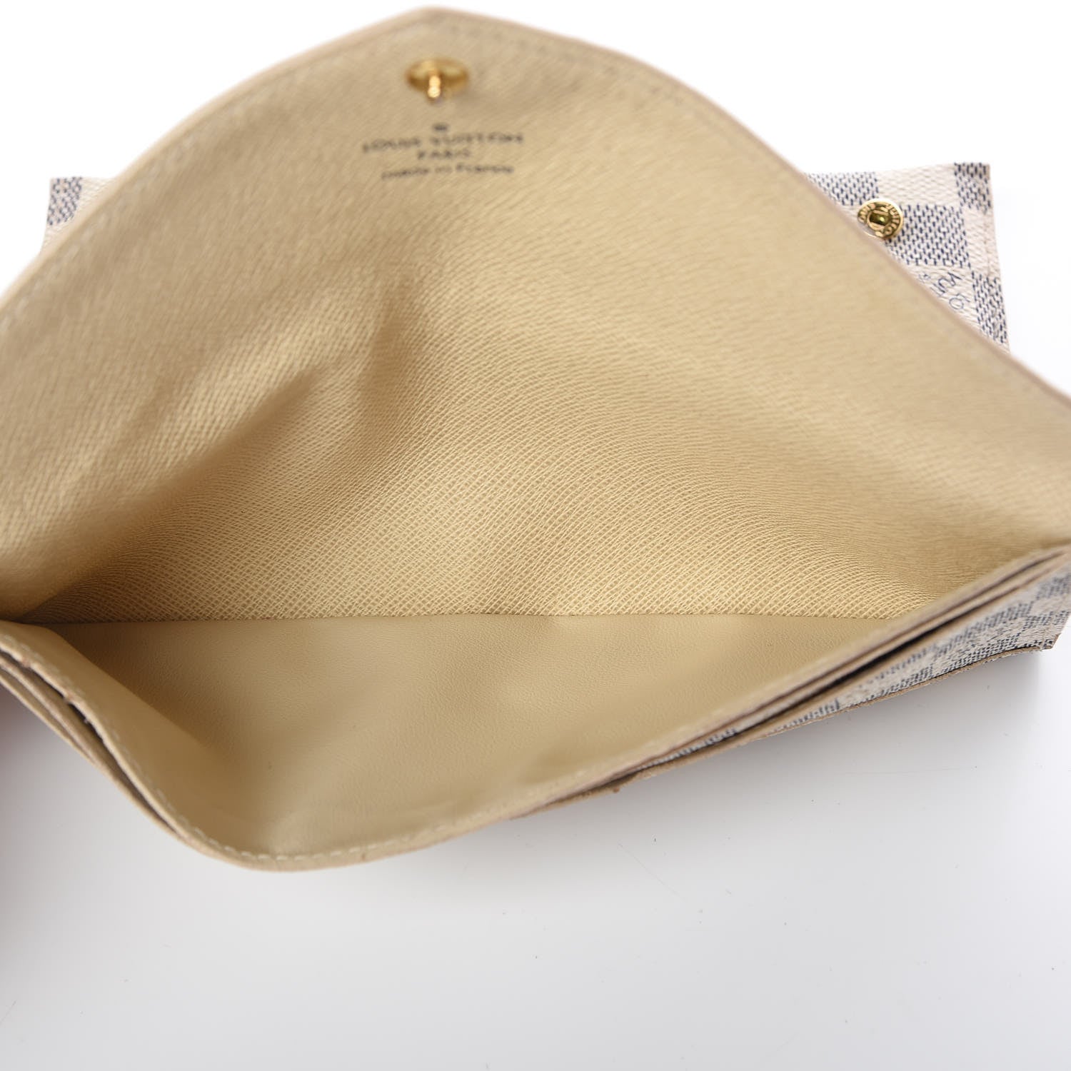 Louis Vuitton Damier Azur Long Origami Wallet 5 of 10