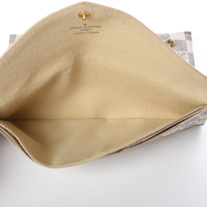 Louis Vuitton Damier Azur Long Origami Wallet 5 of 10