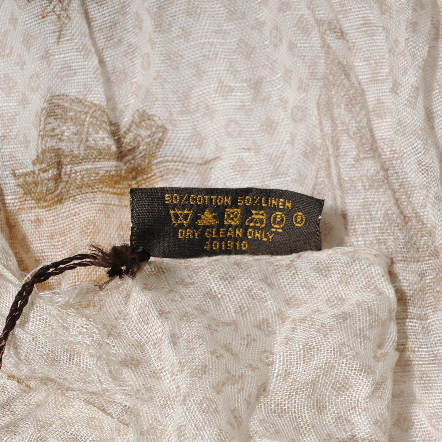 Cotton Linen Toile Etole De Louis Pareo Beige