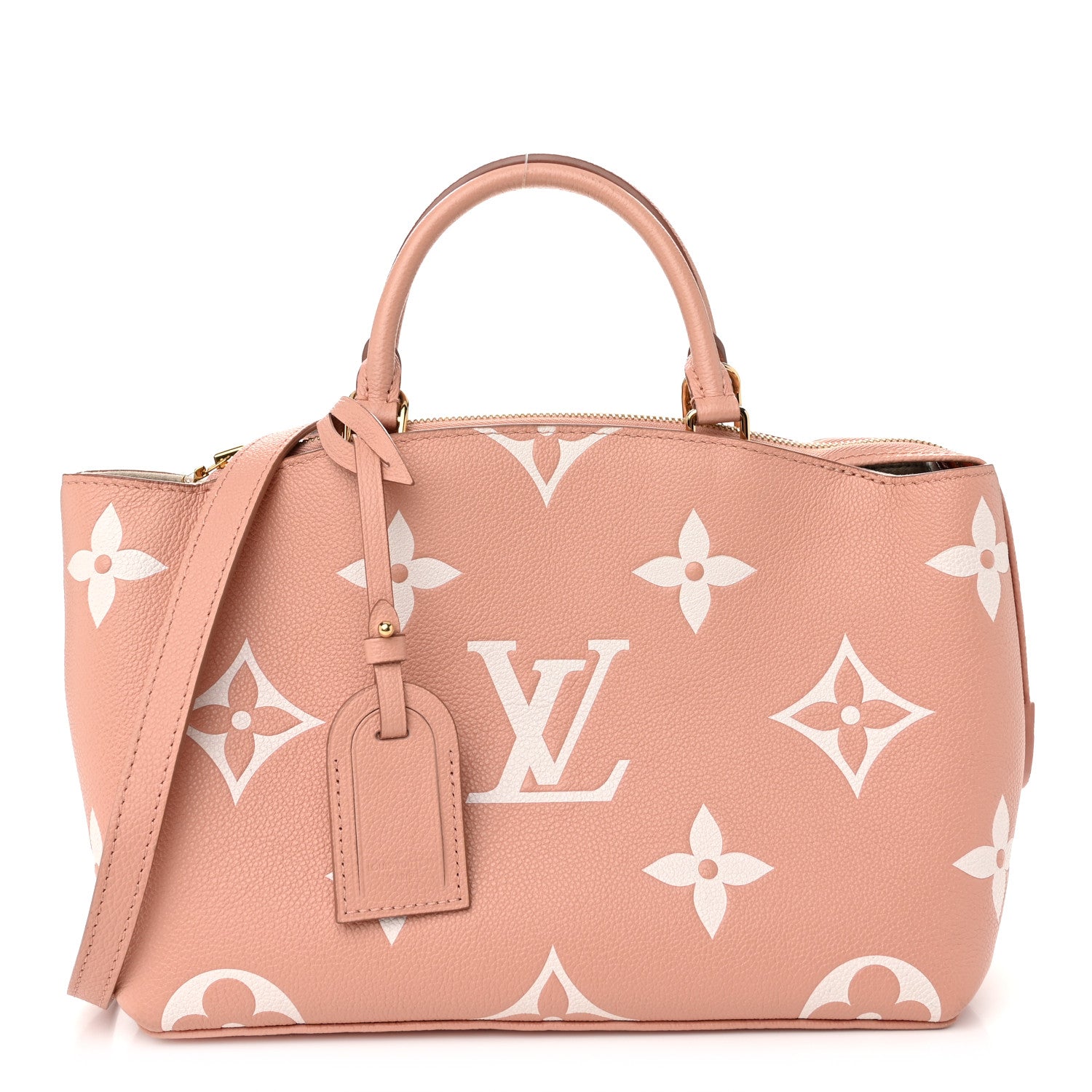 Louis Vuitton Empreinte Monogram Giant Petit Palais Rose Trianon Creme 1 of 10