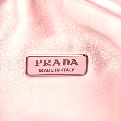 Prada Satin Crystal Mini Re-Edition 2000 Bag Alabastro 5 of 9