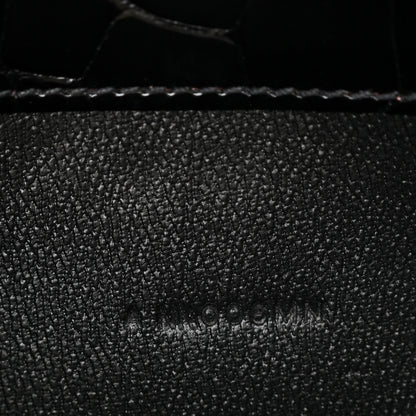 Hermes Shiny Alligator Constance Long Wallet Black 7 of 9