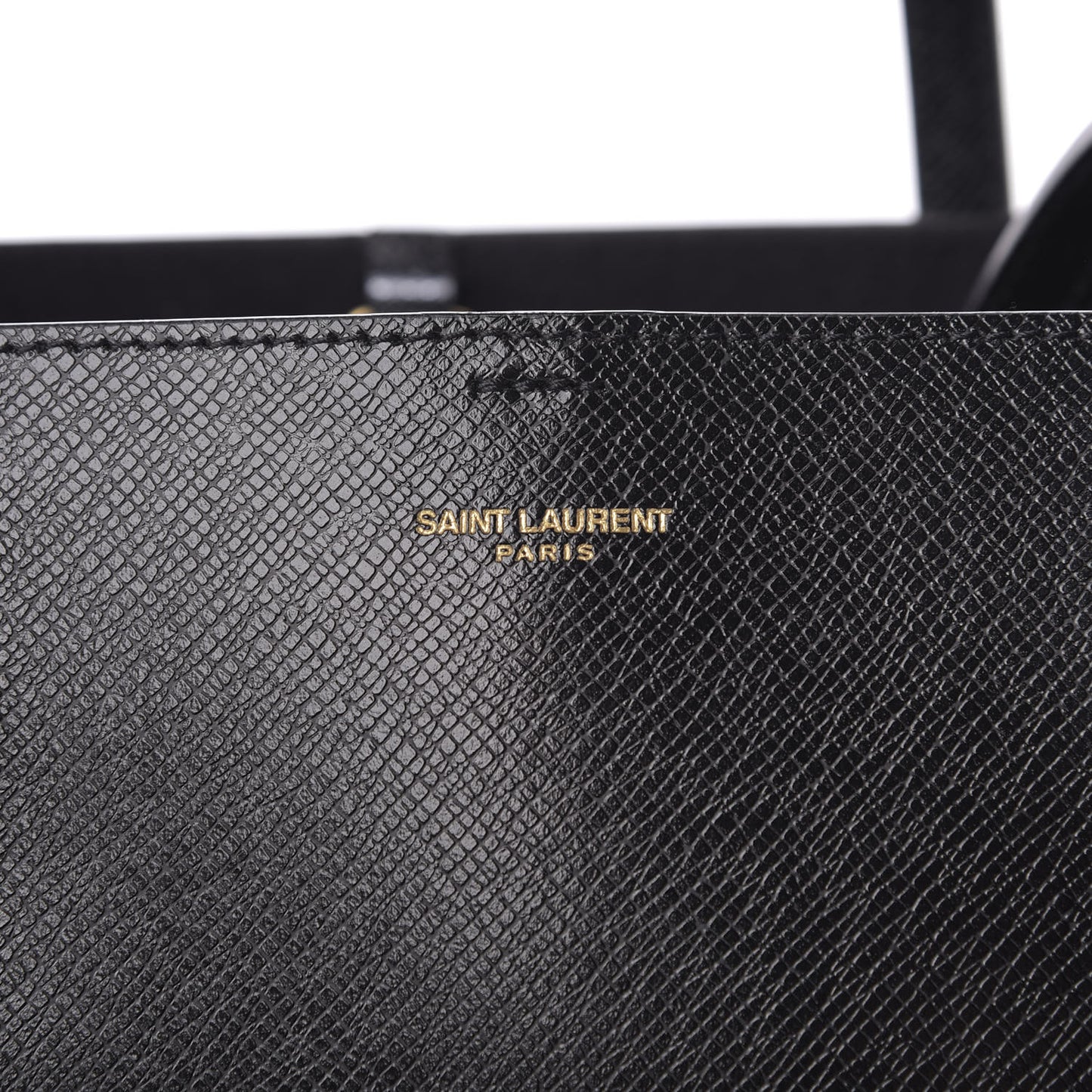 Calfskin Large Shopping Tote Black