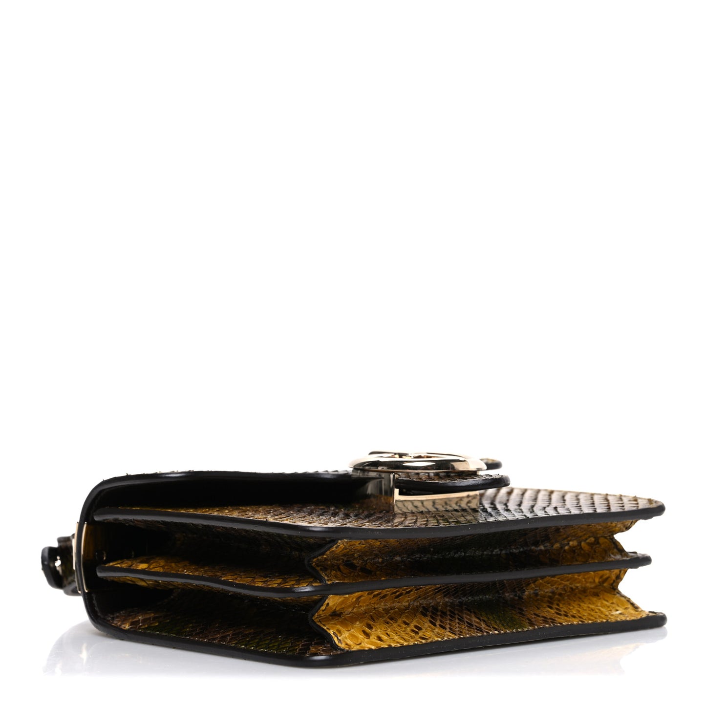 Snakeskin Small 1973 Top Handle Bag Yellow