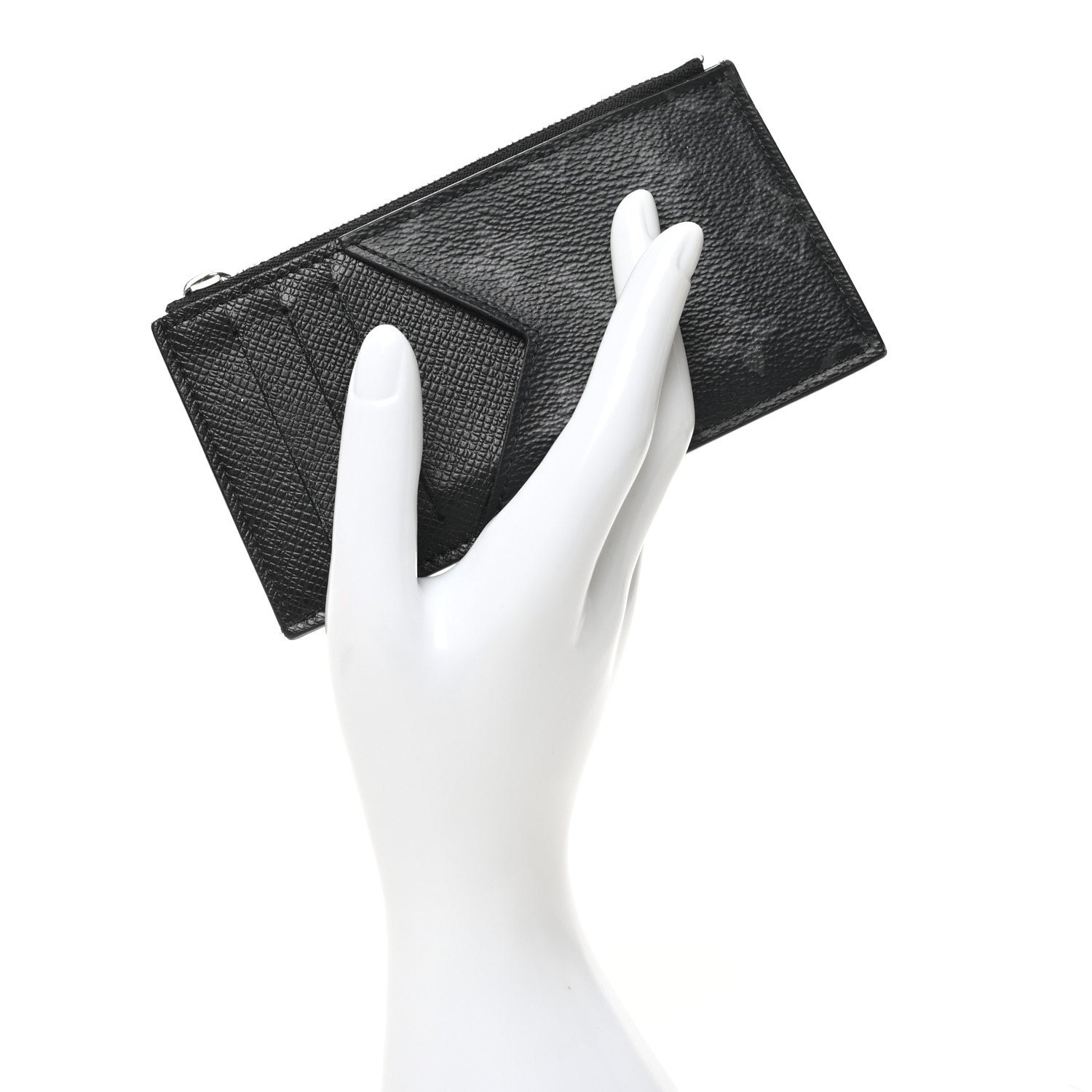 Louis Vuitton Taigarama Coin Card Holder Black 2 of 9