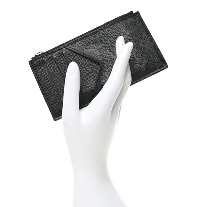 Louis Vuitton Taigarama Coin Card Holder Black 2 of 9