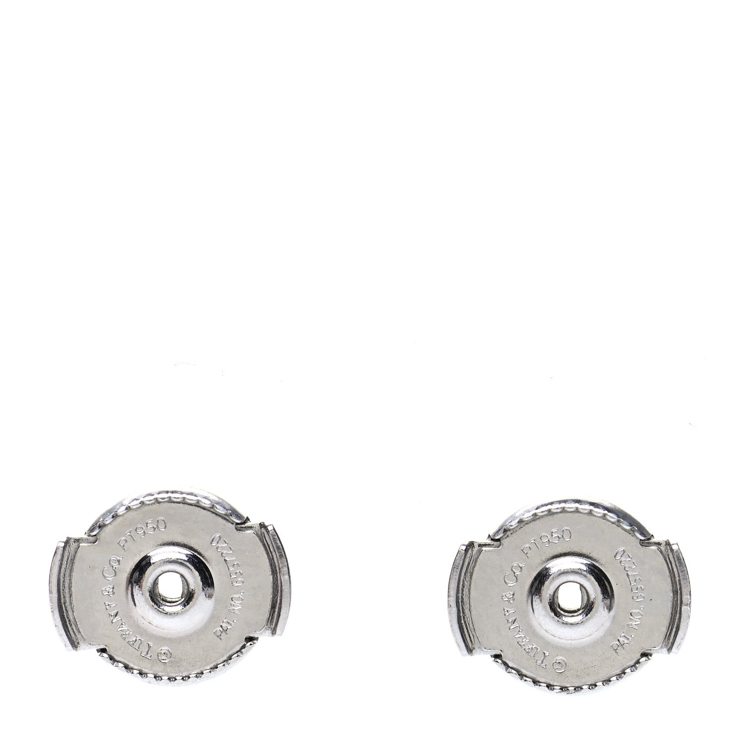 Tiffany Platinum Diamond Paper Flowers Cluster Earrings 3 of 4