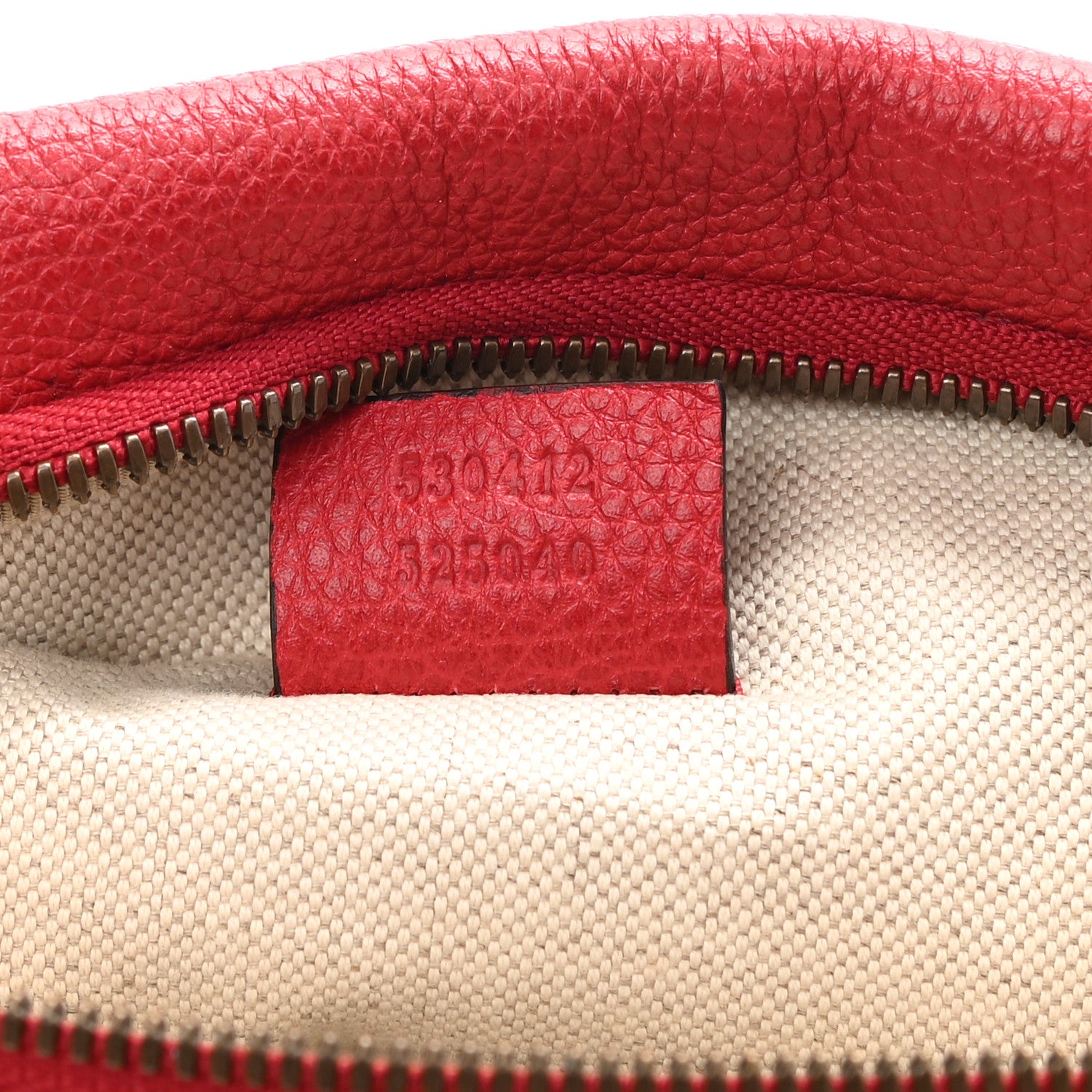 Gucci Grained Calfskin Logo Belt Bag Hibiscus Red 7 of 8
