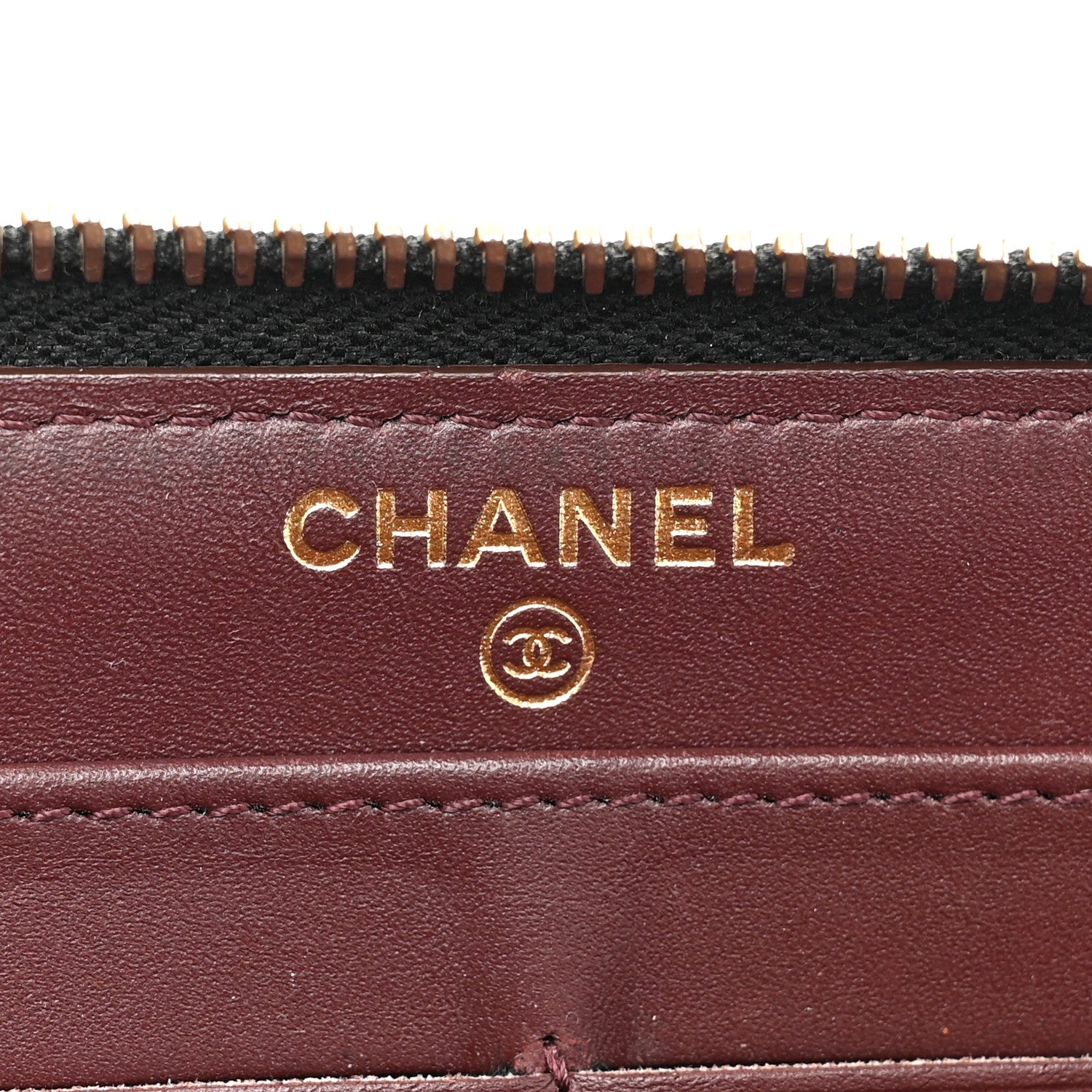 Chanel Caviar Quilted Large Gusset Zip Around Wallet Black 8 of 17