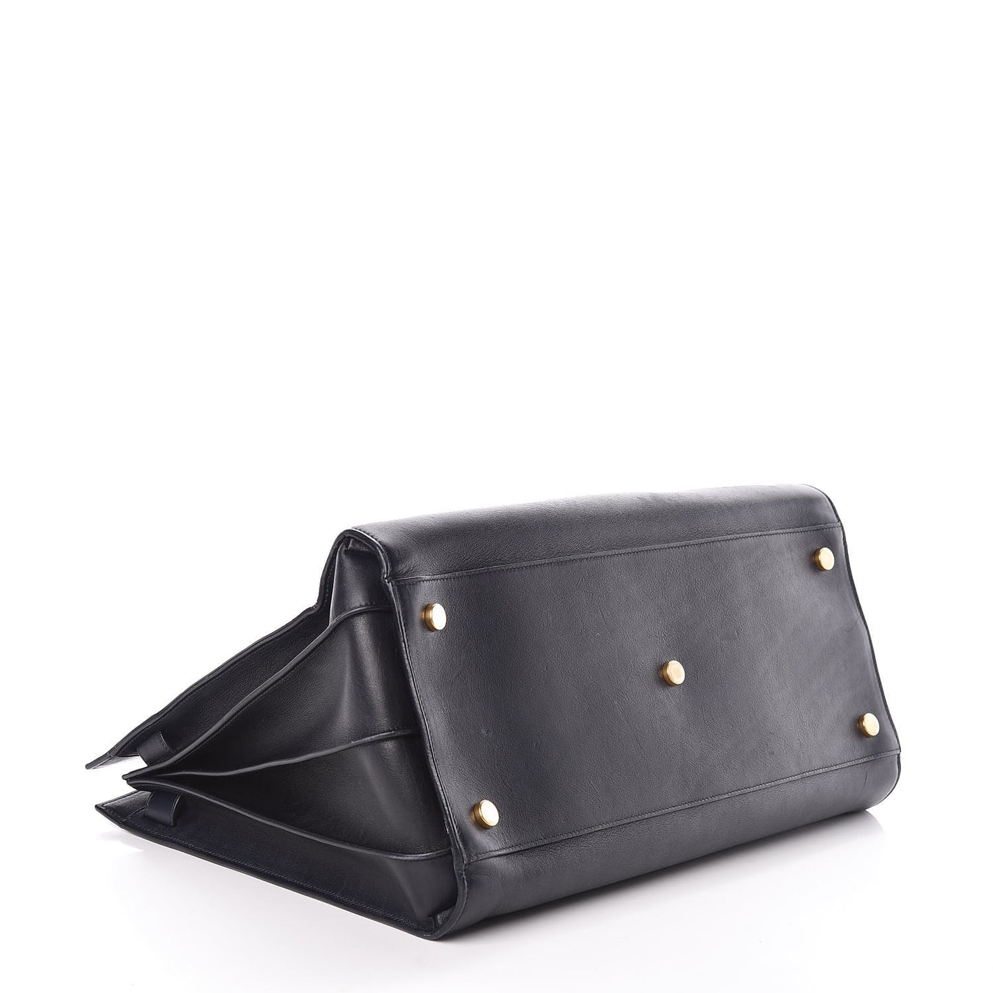 Calfskin Large Sac De Jour Carryall Navy Blue