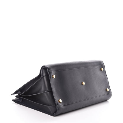 Saint Laurent Calfskin Large Sac De Jour Carryall Navy Blue 4 of 11