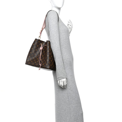 Louis Vuitton Monogram Neonoe MM Rose Poudre 2 of 13