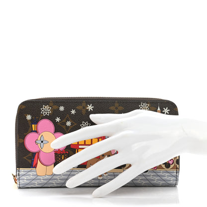 Louis Vuitton Monogram 2021 Christmas Animation London Zippy Wallet 2 of 7