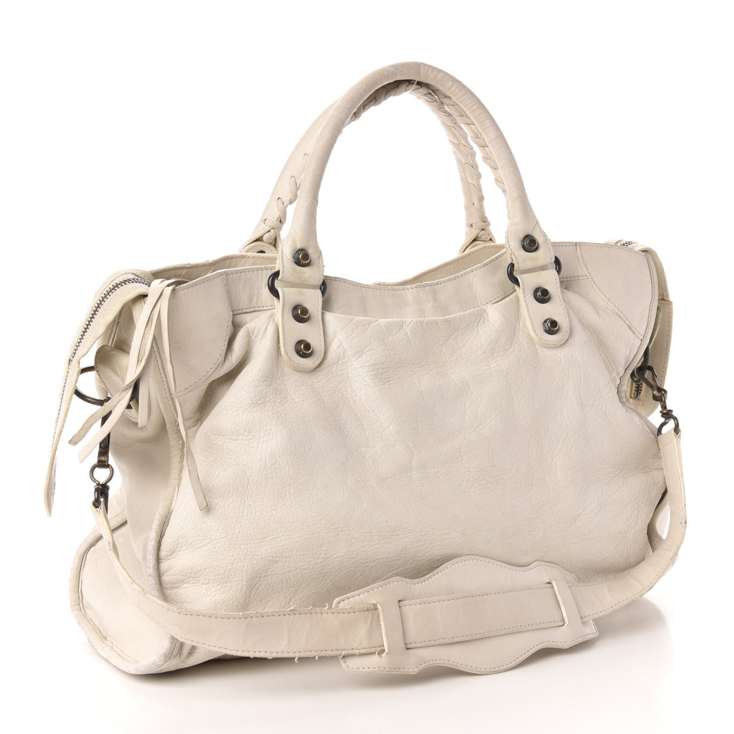 Balenciaga Agneau Classic Hardware City White 5 of 25