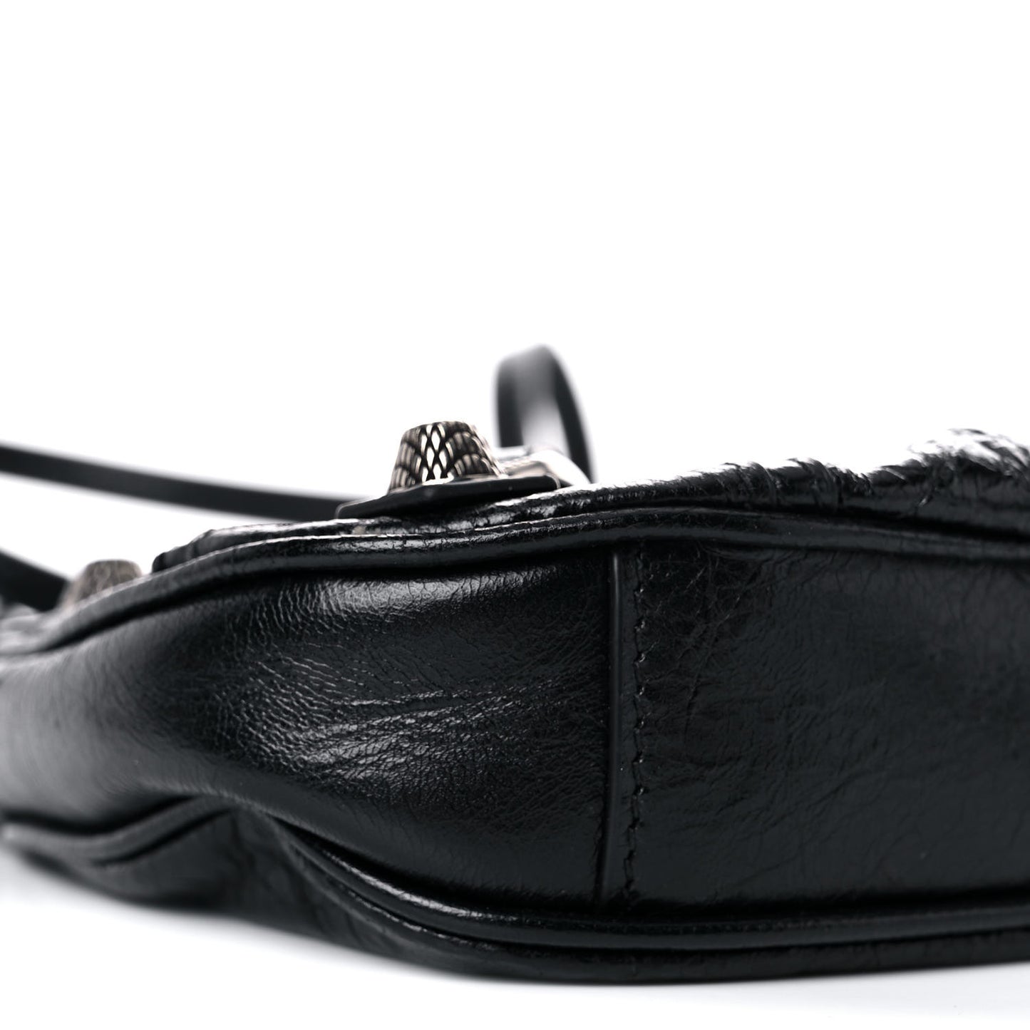 Agneau Arena Le Cagole Mini Purse With Chain Black