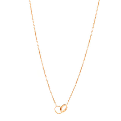 Cartier 18K Yellow Gold Interlocking LOVE Necklace 1 of 5