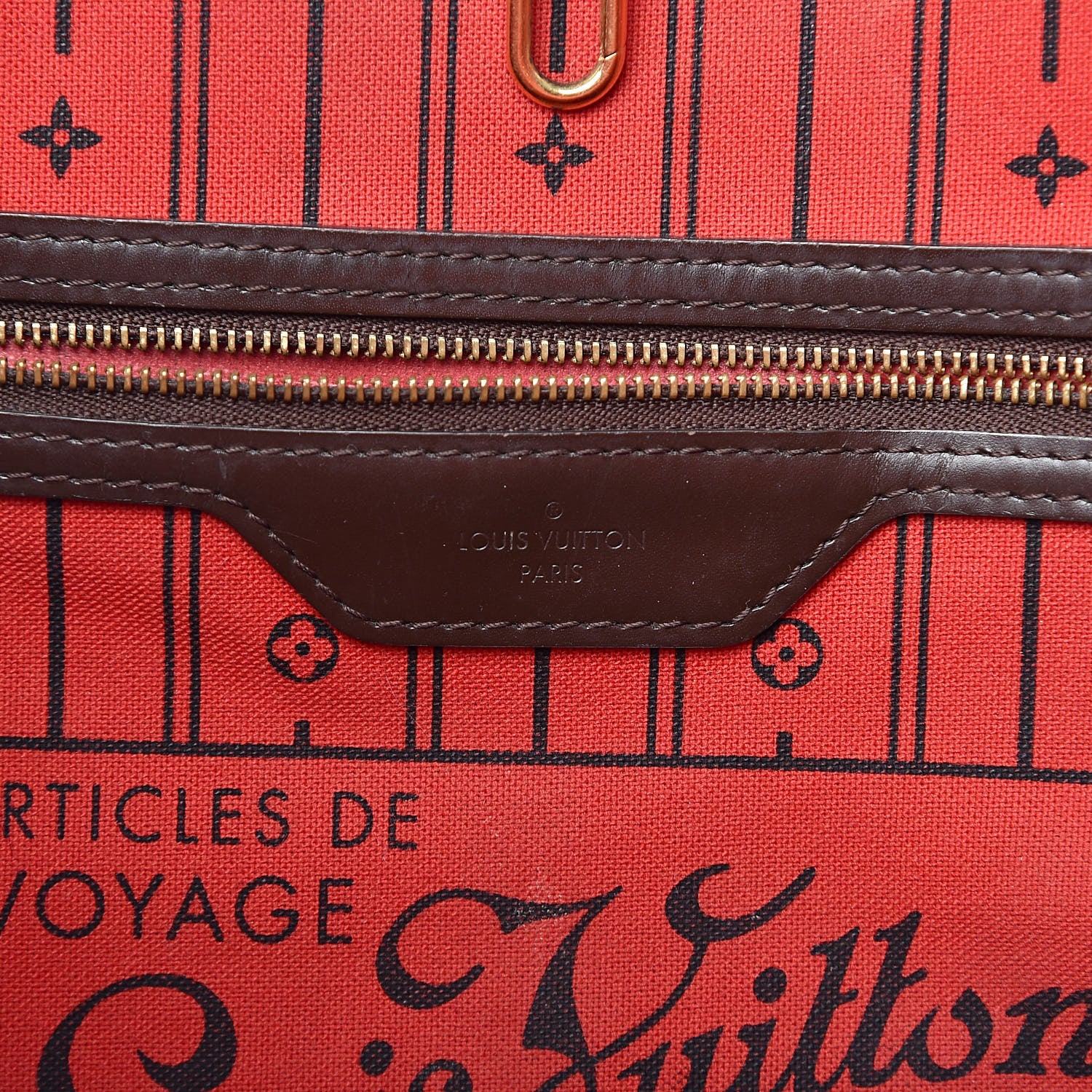 Louis Vuitton Damier Ebene Neverfull MM 6 of 15