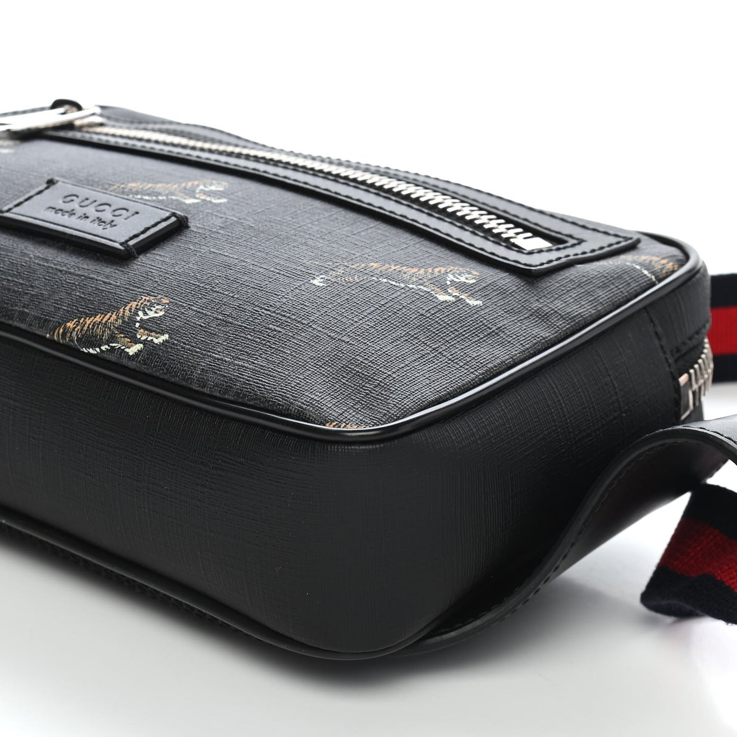 Soft GG Supreme Monogram Tigers Belt Bag Black Multicolor