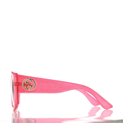 Gucci Glitter Square Optyl GG0141 Sunglasses Pink 3 of 8