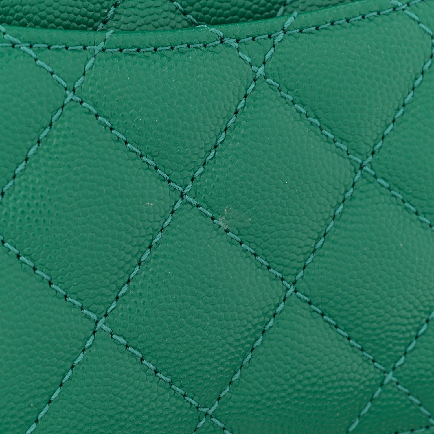 Chanel Caviar Quilted Mini Coco Handle Flap Green 11 of 11