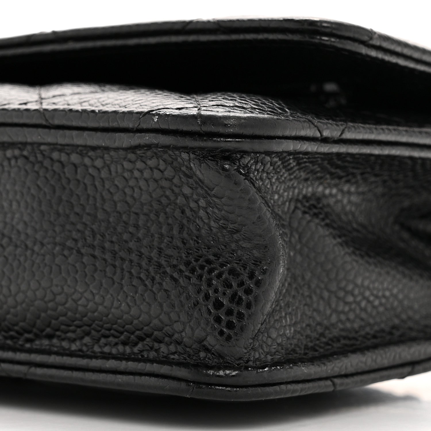 Chanel Caviar Quilted Wallet On Chain WOC Black 11 of 14