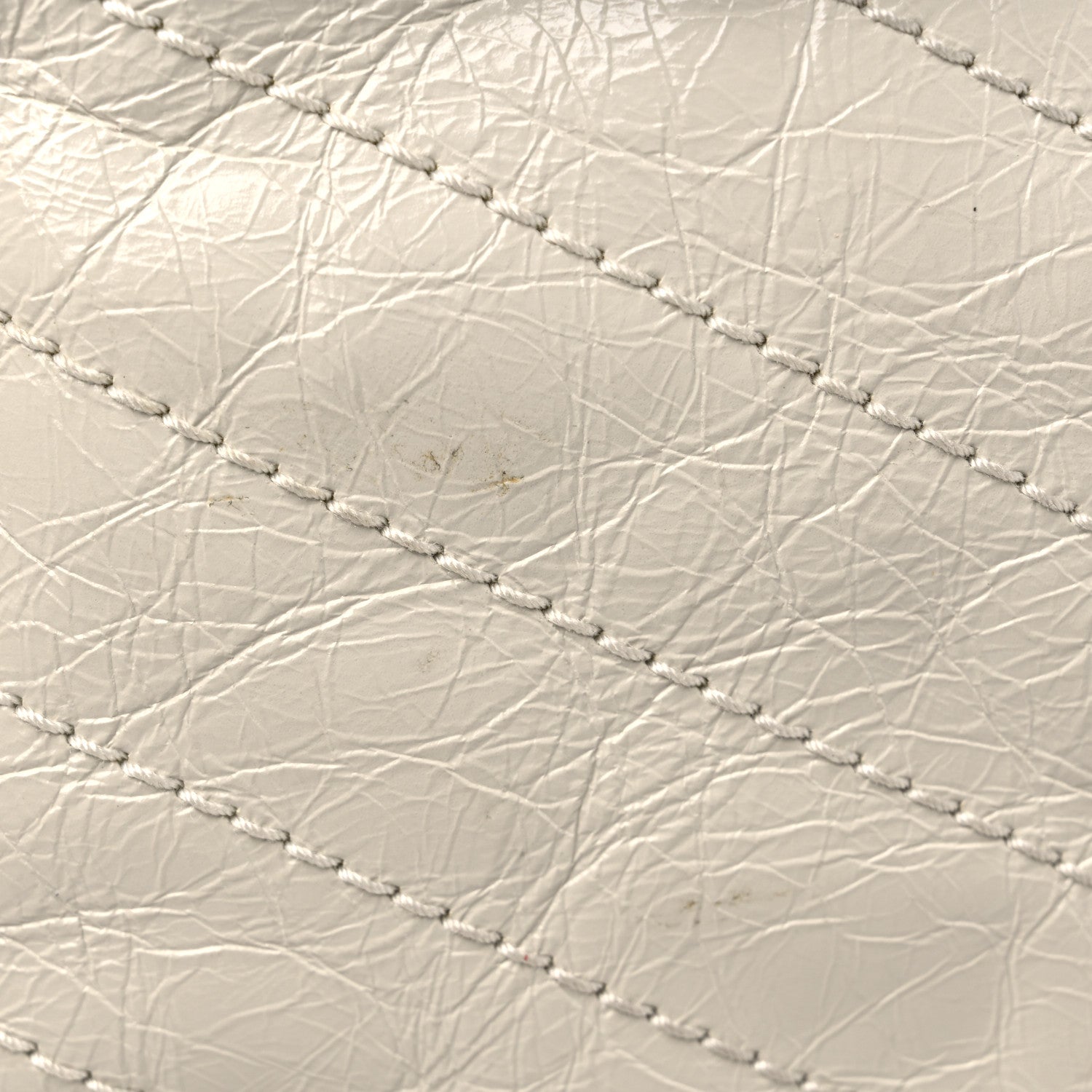 Saint Laurent Crinkled Calfskin Matelasse Monogram Medium Niki Shopper Tote Crema Soft 14 of 17