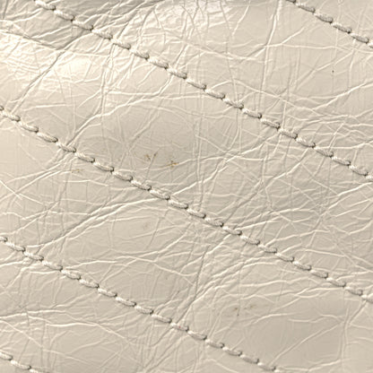Saint Laurent Crinkled Calfskin Matelasse Monogram Medium Niki Shopper Tote Crema Soft 14 of 17