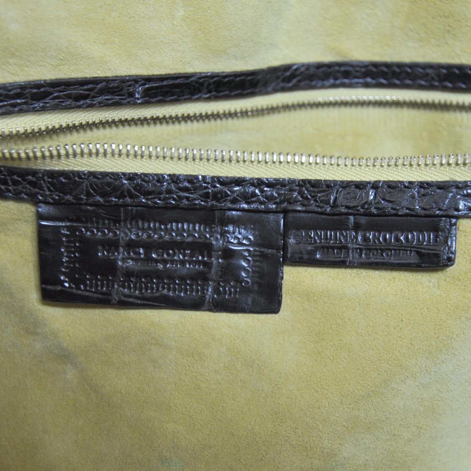 Nancy Gonzalez Crocodile Tote Black 7 of 8