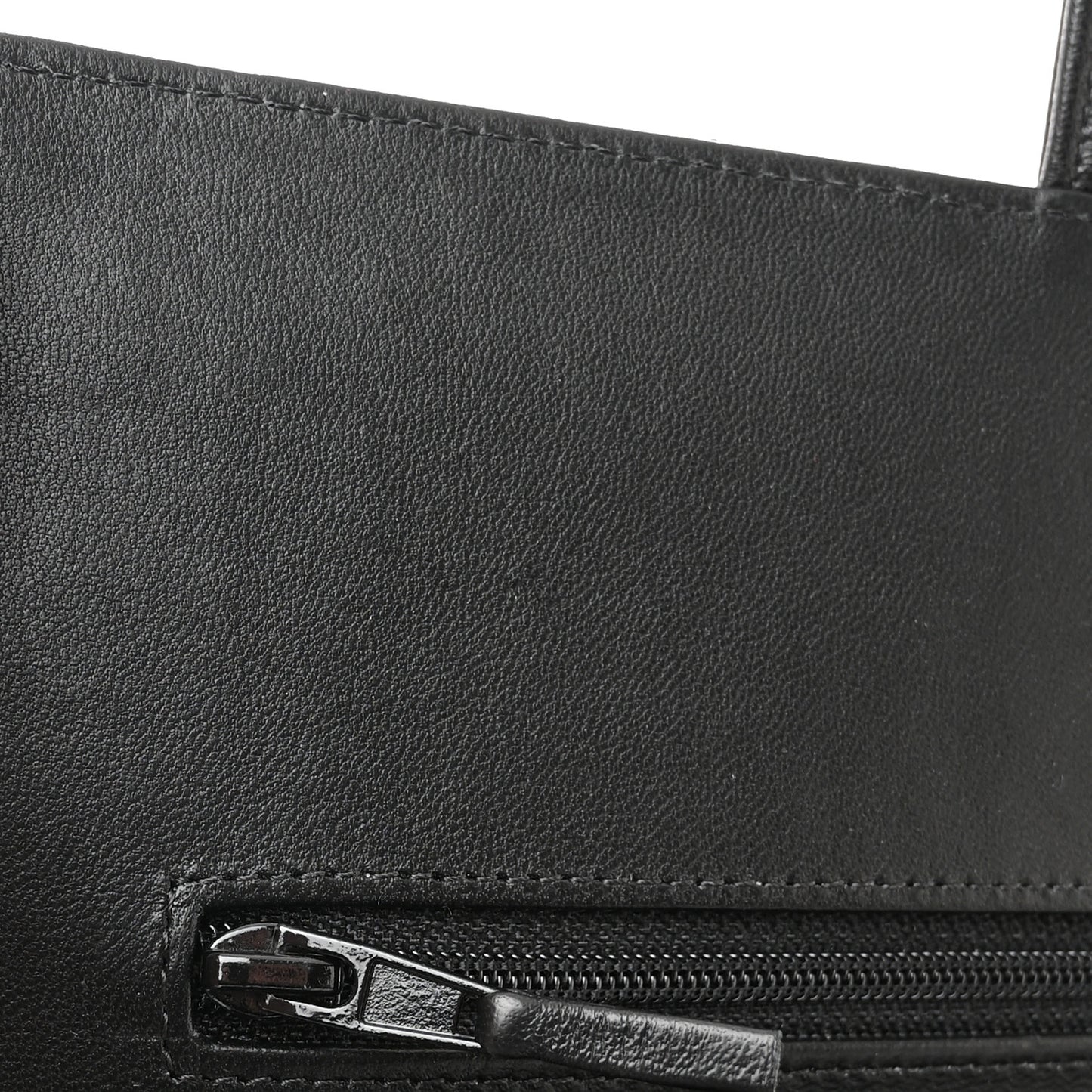 Lambskin Quilted Medium Rue Cambon Charms Double Flap Black