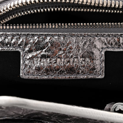 Balenciaga Metallic Agneau Arena Neo Cagole City Silver 6 of 11