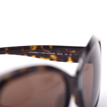 Chanel CC Sunglasses 5183 Tortoise 5 of 8