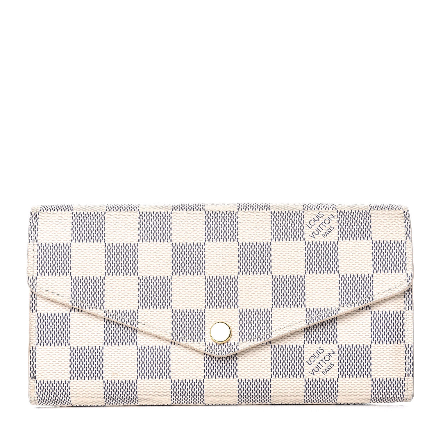 Louis Vuitton Damier Azur Sarah Wallet NM 1 of 7