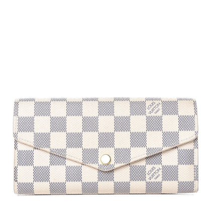 Louis Vuitton Damier Azur Sarah Wallet NM 1 of 7