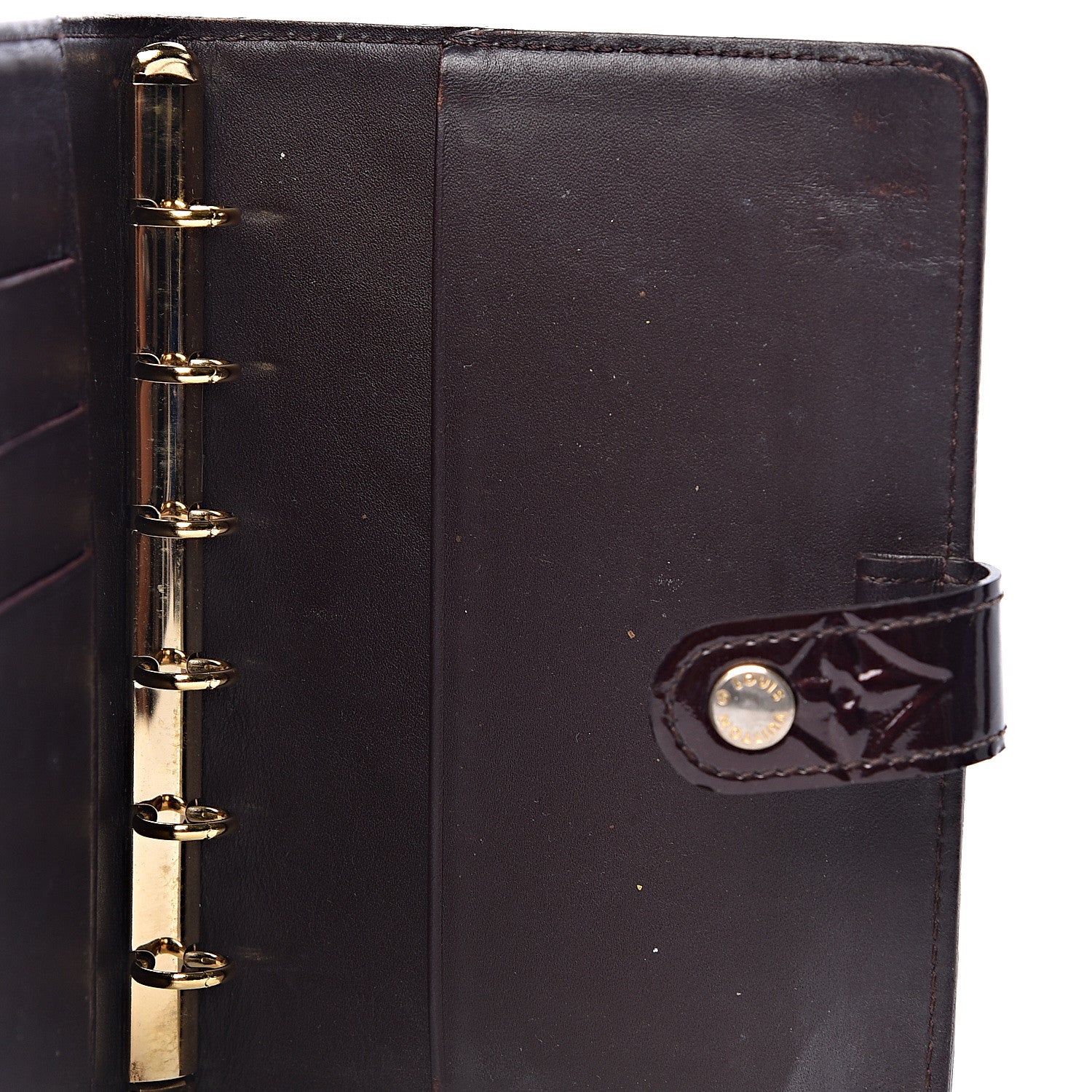 Louis Vuitton Vernis Small Ring Agenda Cover Amarante 8 of 9