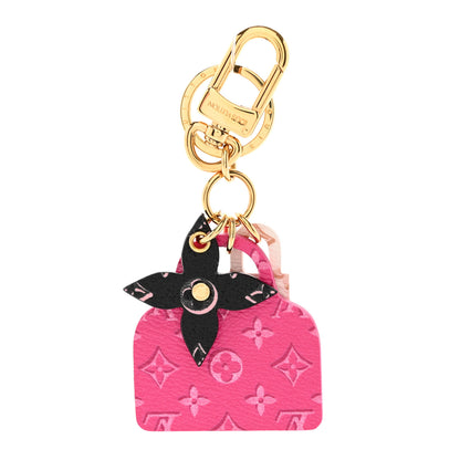 Louis Vuitton Monogram Alma Bag Charm Key Holder Fuchsia 1 of 5