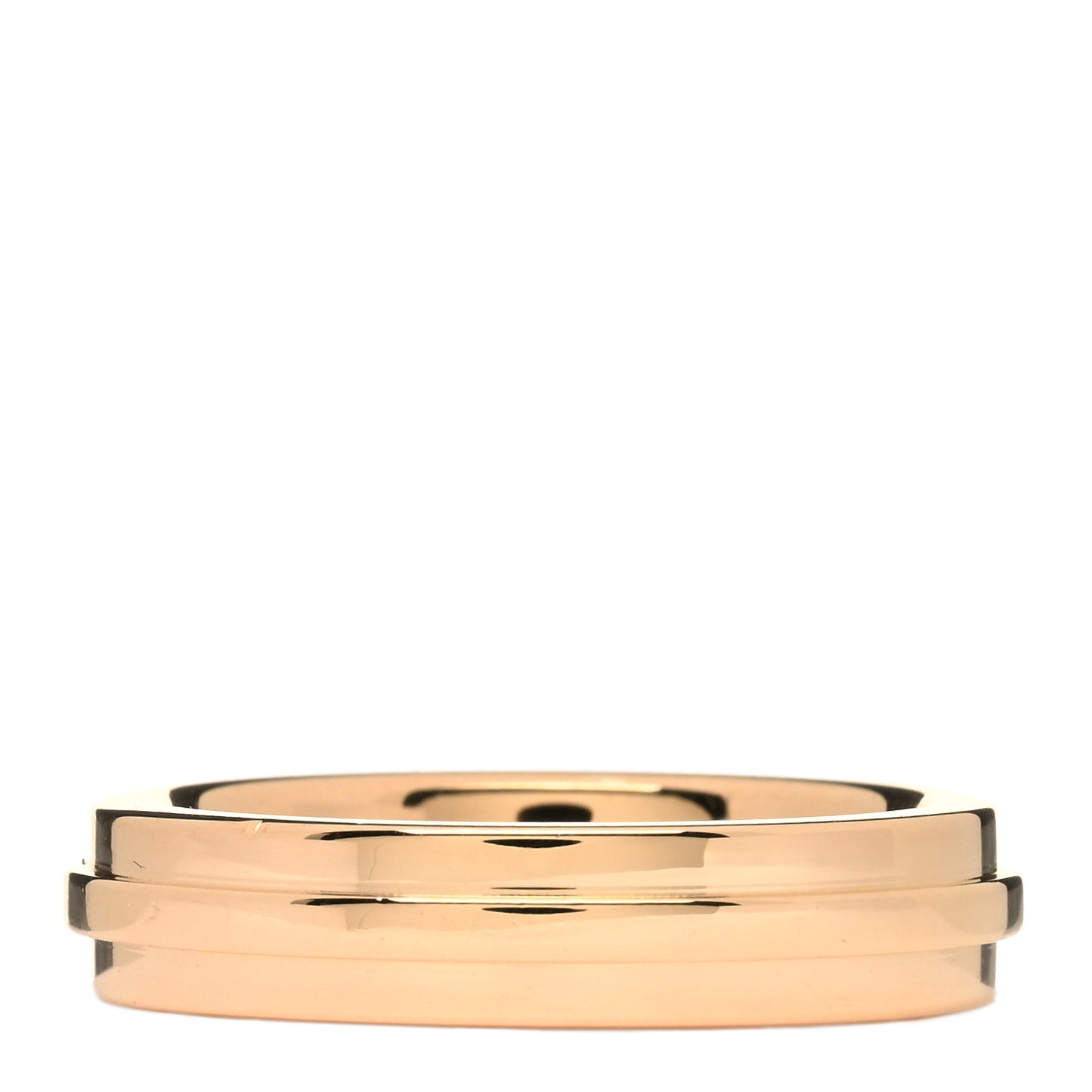 18K Rose Gold T Two Narrow Ring 54 7
