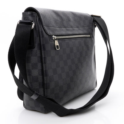 Louis Vuitton Damier Graphite District MM 3 of 10