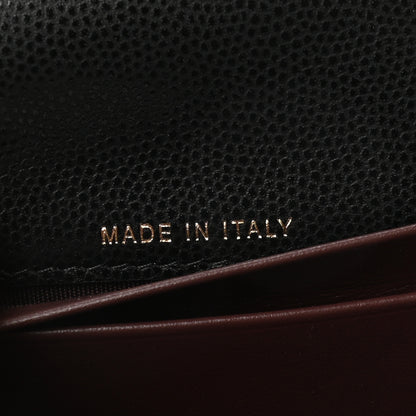 Chanel Caviar Quilted Small Gusset Flap Wallet Black 7 of 8