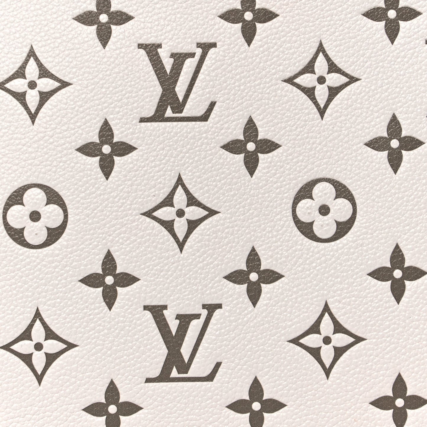 Empreinte Monogram Spring In The City Neverfull Pochette MM Kaki Beige Cream