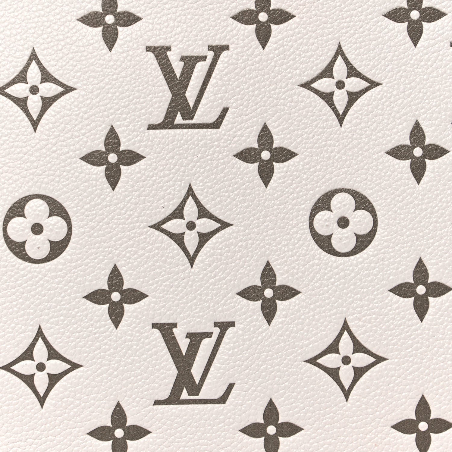 Louis Vuitton Empreinte Monogram Spring In The City Neverfull Pochette MM Kaki Beige Cream 11 of 11