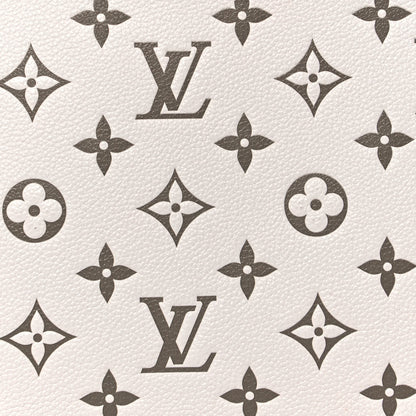 Louis Vuitton Empreinte Monogram Spring In The City Neverfull Pochette MM Kaki Beige Cream 11 of 11
