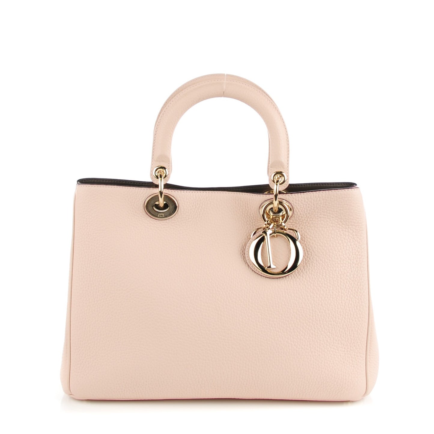 Bullcalf Medium Diorissimo Tote Rose Poudre