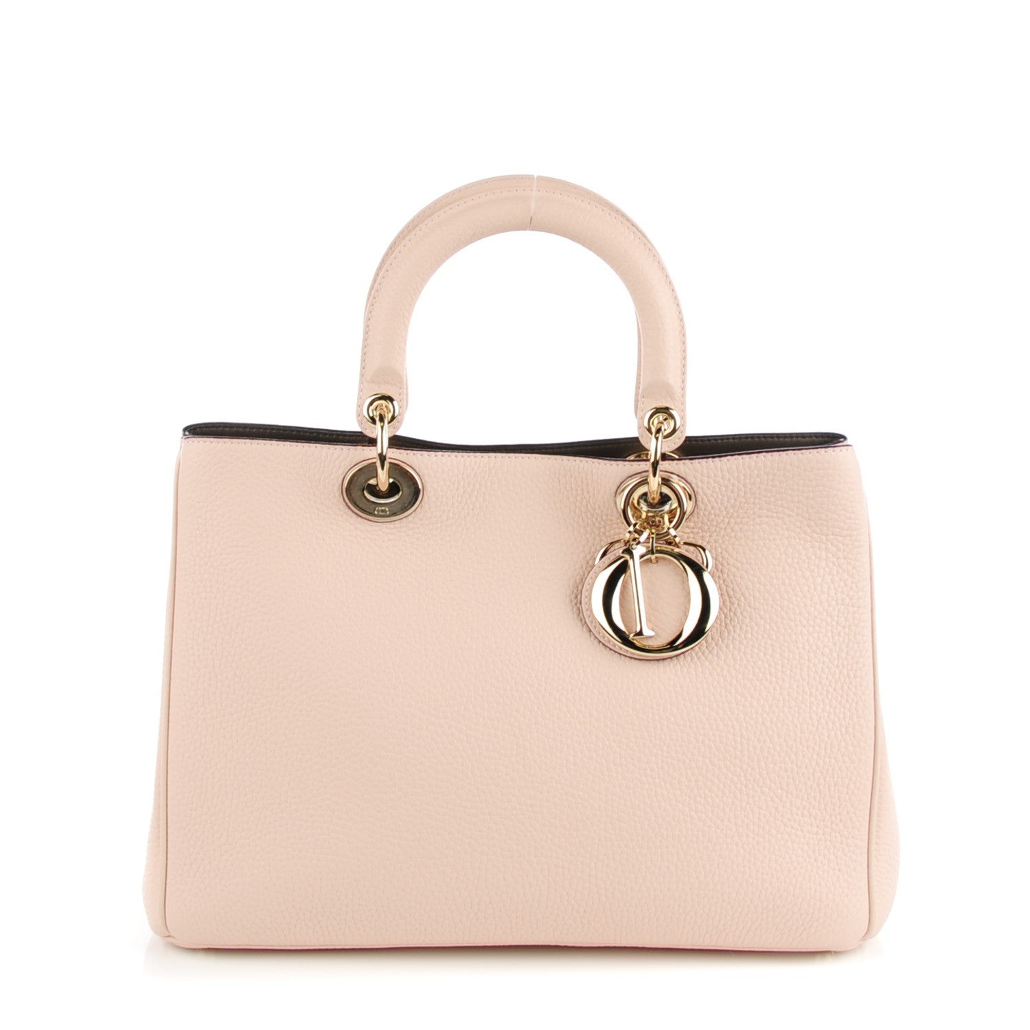 Christian Dior Bullcalf Medium Diorissimo Tote Rose Poudre 1 of 8