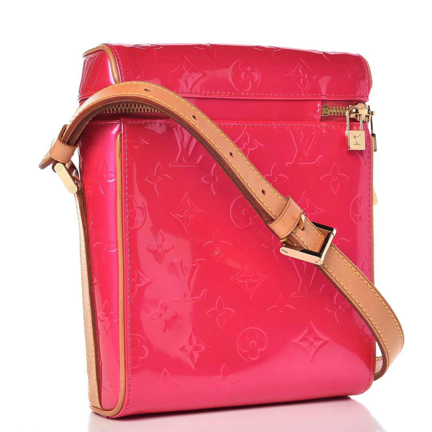 Louis Vuitton Vernis Sullivan Vertical Fuchsia 3 of 6